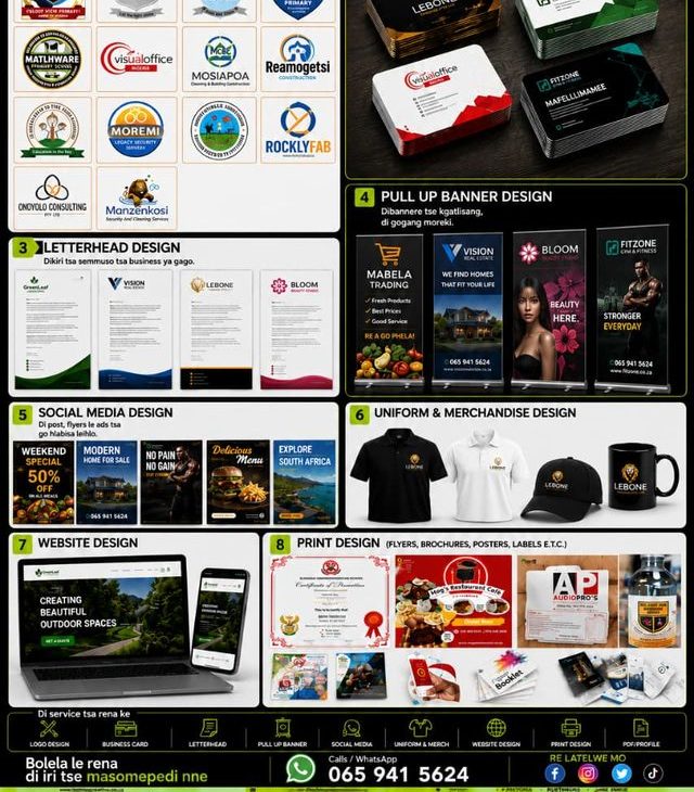 Full-service design catalogue — Setswana campaign
